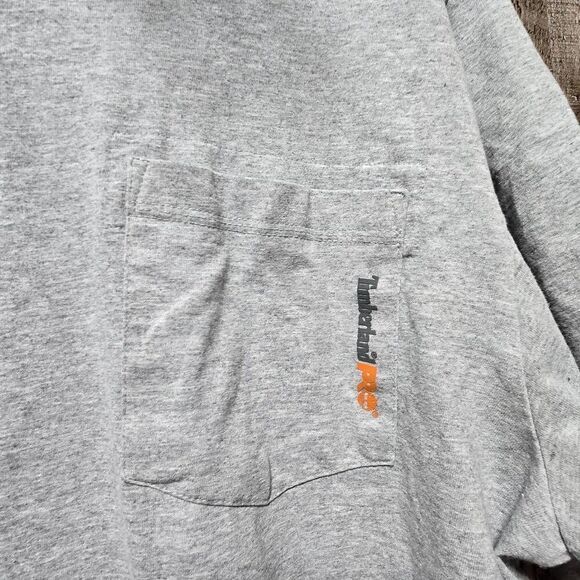 5/$25 Timberland PRO Men's Size Base Plate Blended Short Sleeve T-Shirt - Picture 3 of 5
